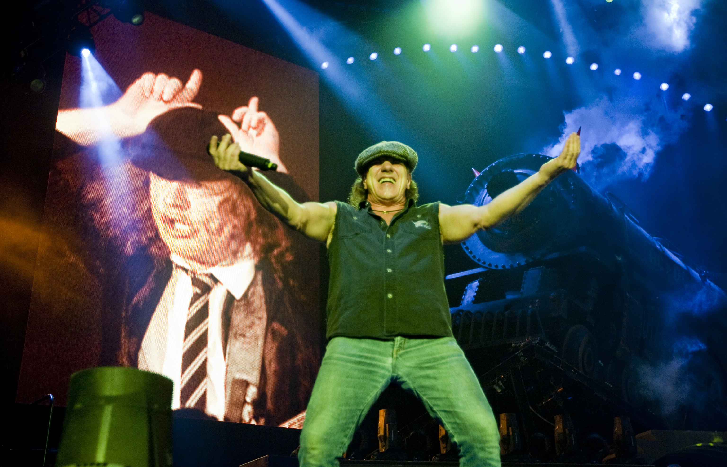 Angus y Brian de AC/DC